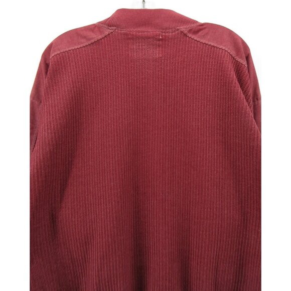 VINTAGE Huk A Poo Sweater Medium Pullover Ribbed Knit 80s Retro Pocket - Picture 8 of 10